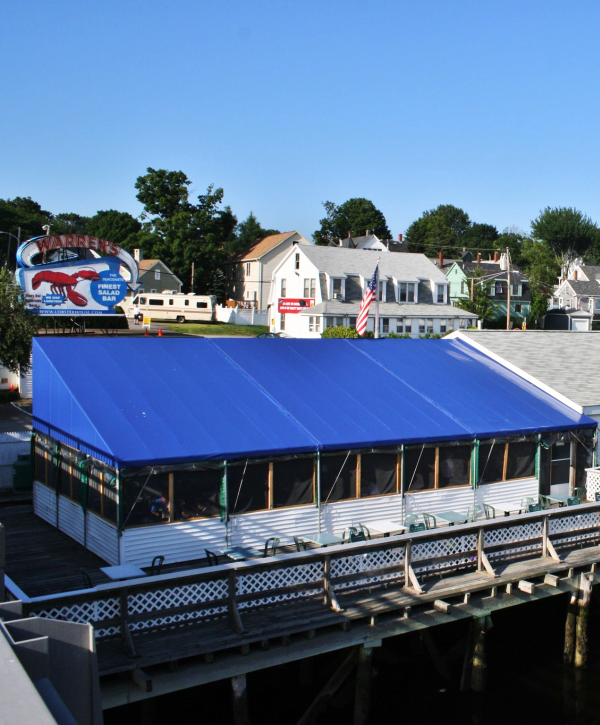 Outside Warrens Lobster House