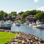 Boats and Perkins Cove Restaurants Image by rumbergd from Getty Images