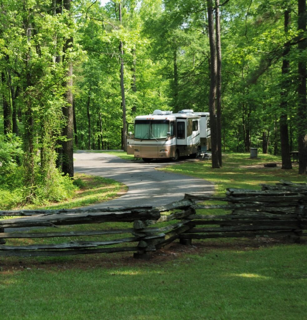 Motorhome in Campgrounds Near Ogunquit Maine Image by sshepard from Getty Images Signature