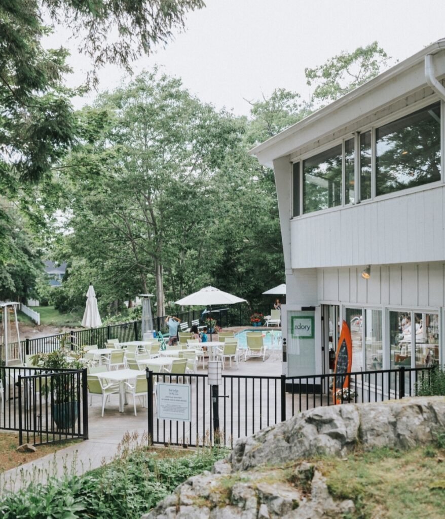 The Lodge on the Cove in Kennebunkport, ME Image from Instagram